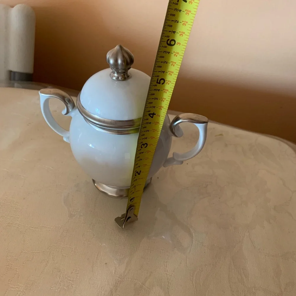 Weimar porcelain sugar bowl new